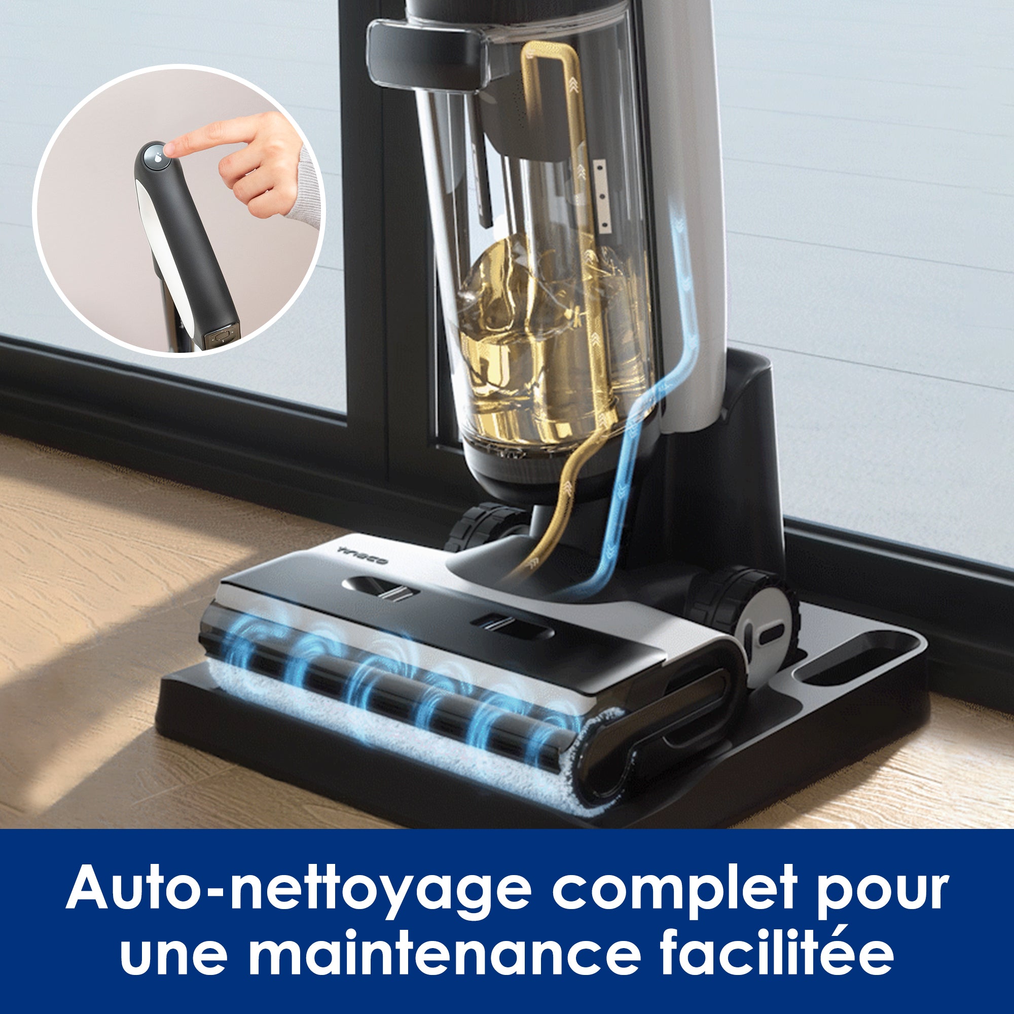 Ensemble d'accessoires pour aspirateurs secs et humides Floor One S6/S7 PRO (1* rouleau de brosse)