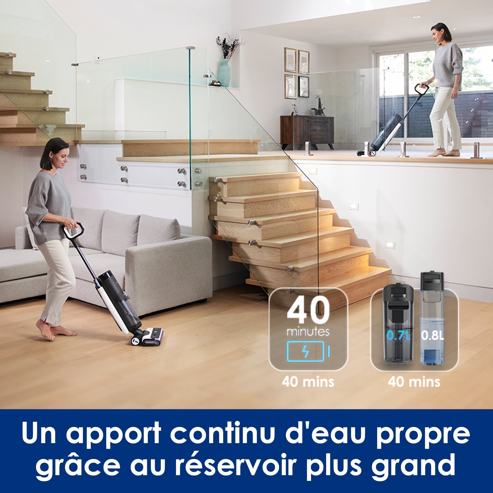 Réservoir d'eau sale de FLOOR ONE S7 PRO
