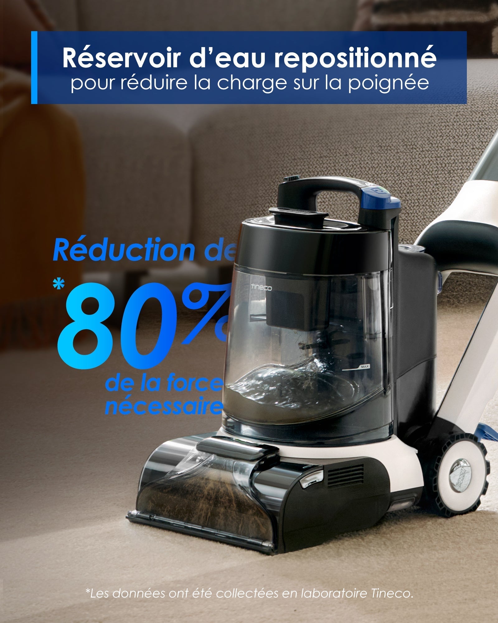 Le CARPET ONE Cruiser Nettoyeur de Tapis Intelligent