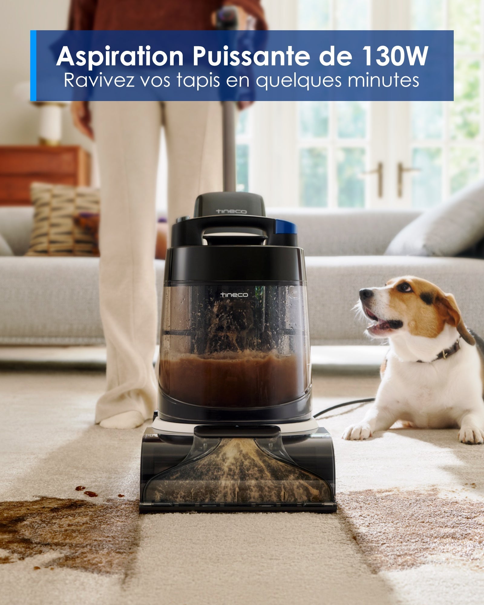 Le CARPET ONE Cruiser Nettoyeur de Tapis Intelligent