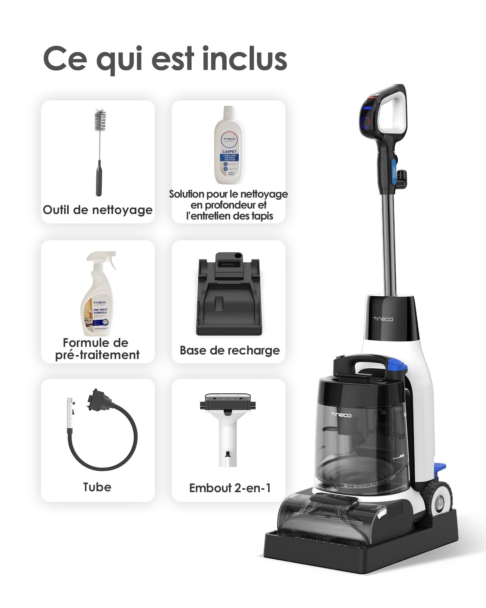 Le CARPET ONE Cruiser Nettoyeur de Tapis Intelligent