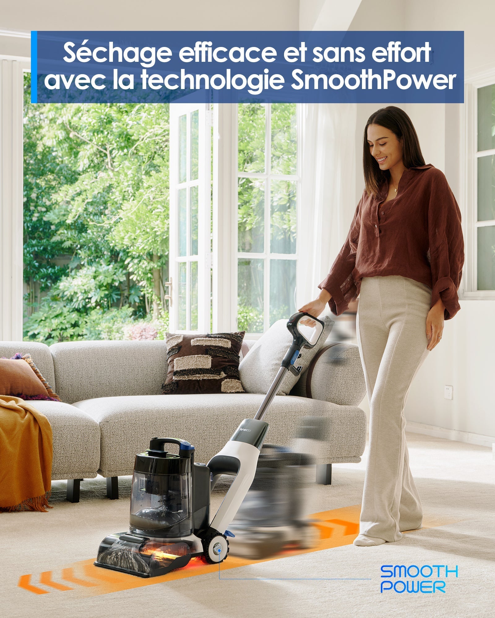 Le CARPET ONE Cruiser Nettoyeur de Tapis Intelligent