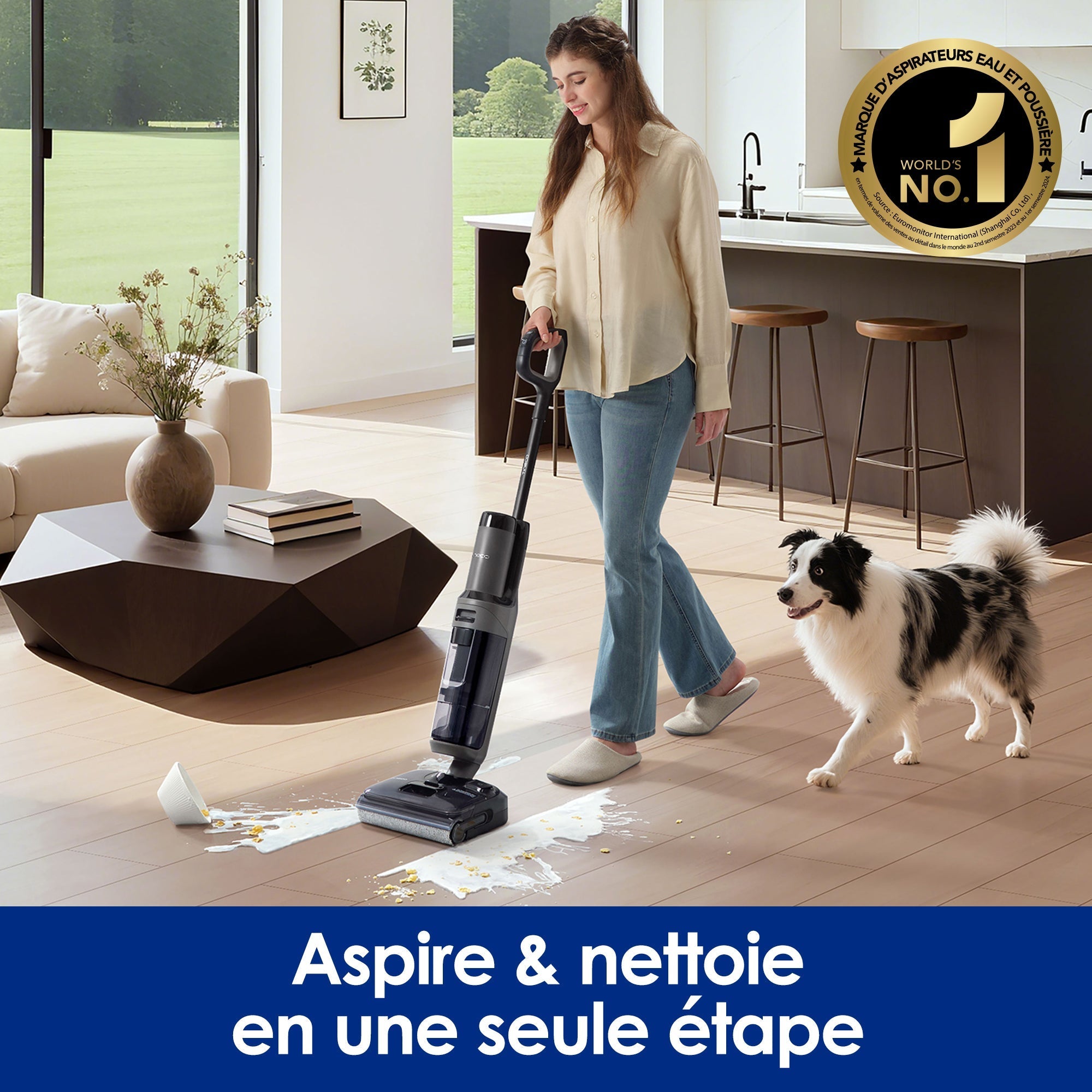 Le FLOOR ONE i6 Stretch Aspirateur Sec et Humide