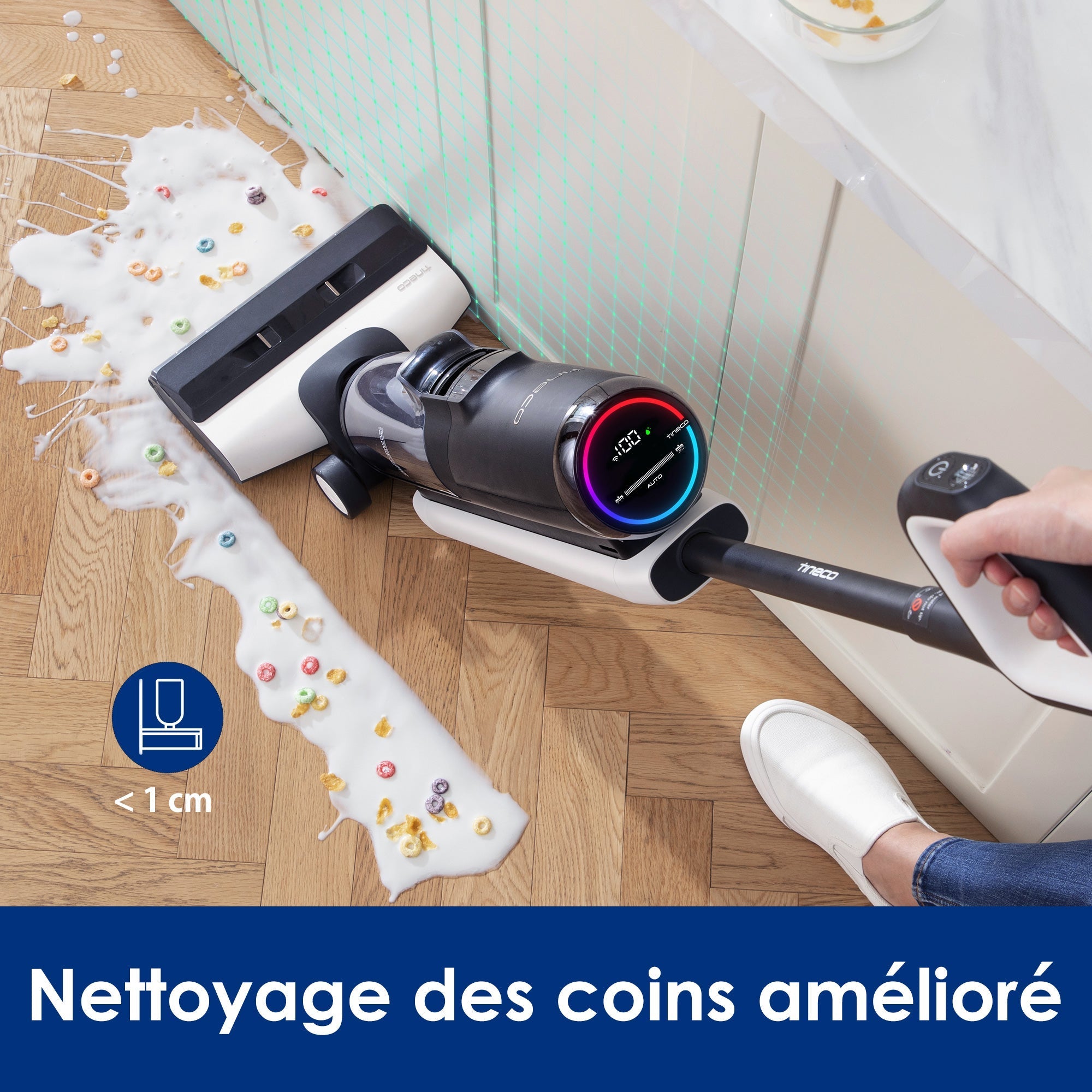 Le Floor One S5 Intelligent Aspirateur Eau et Poussière sans Fil