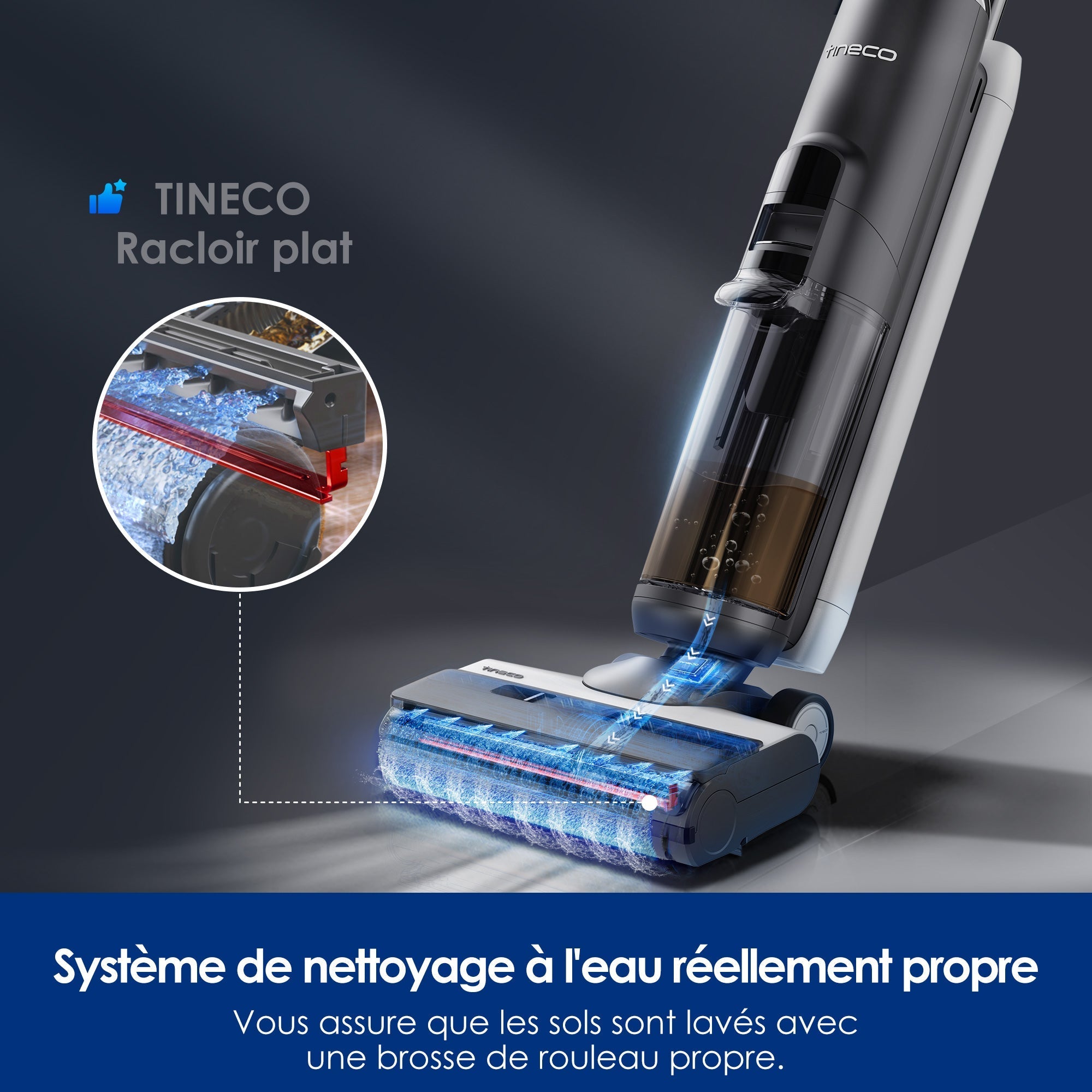 Le Floor One S5 Intelligent Aspirateur Eau et Poussière sans Fil