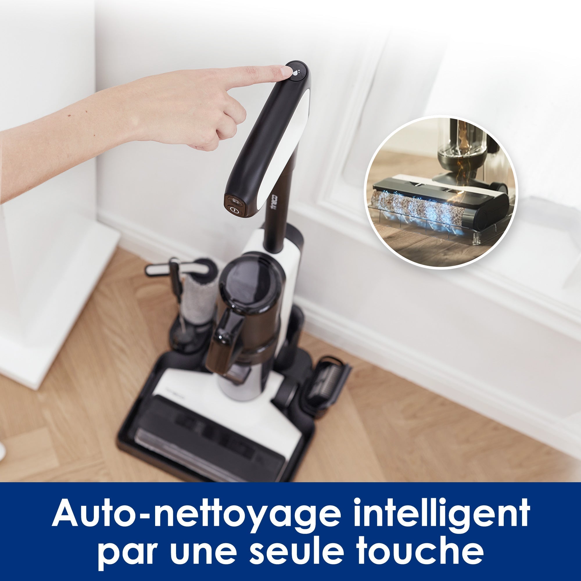 Le Floor One S5 Intelligent Aspirateur Eau et Poussière sans Fil