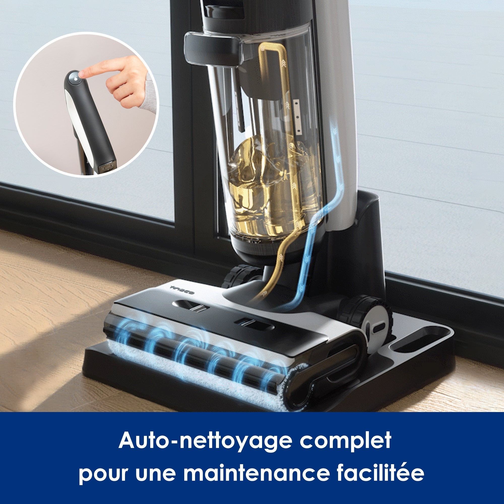 Le FLOOR ONE S7 PRO/S7 Series Aspirateur et Laveur Sec et Humide sans Fil Intelligent