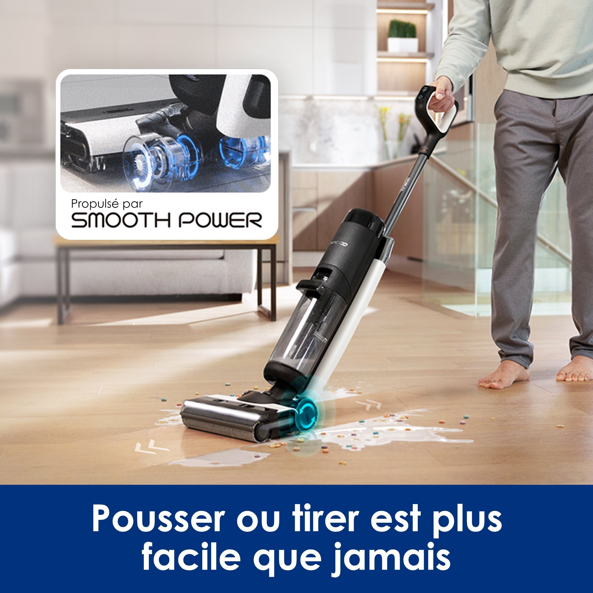 Le FLOOR ONE S7 PRO/S7 Series Aspirateur et Laveur Sec et Humide sans Fil Intelligent