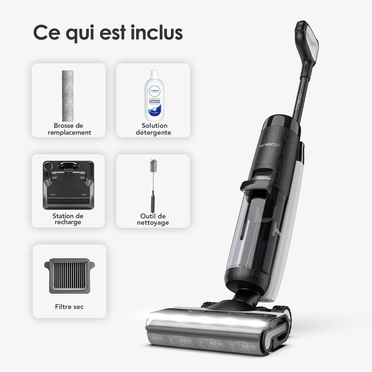 Le FLOOR ONE S7 PRO/S7 Series Aspirateur et Laveur Sec et Humide sans Fil Intelligent