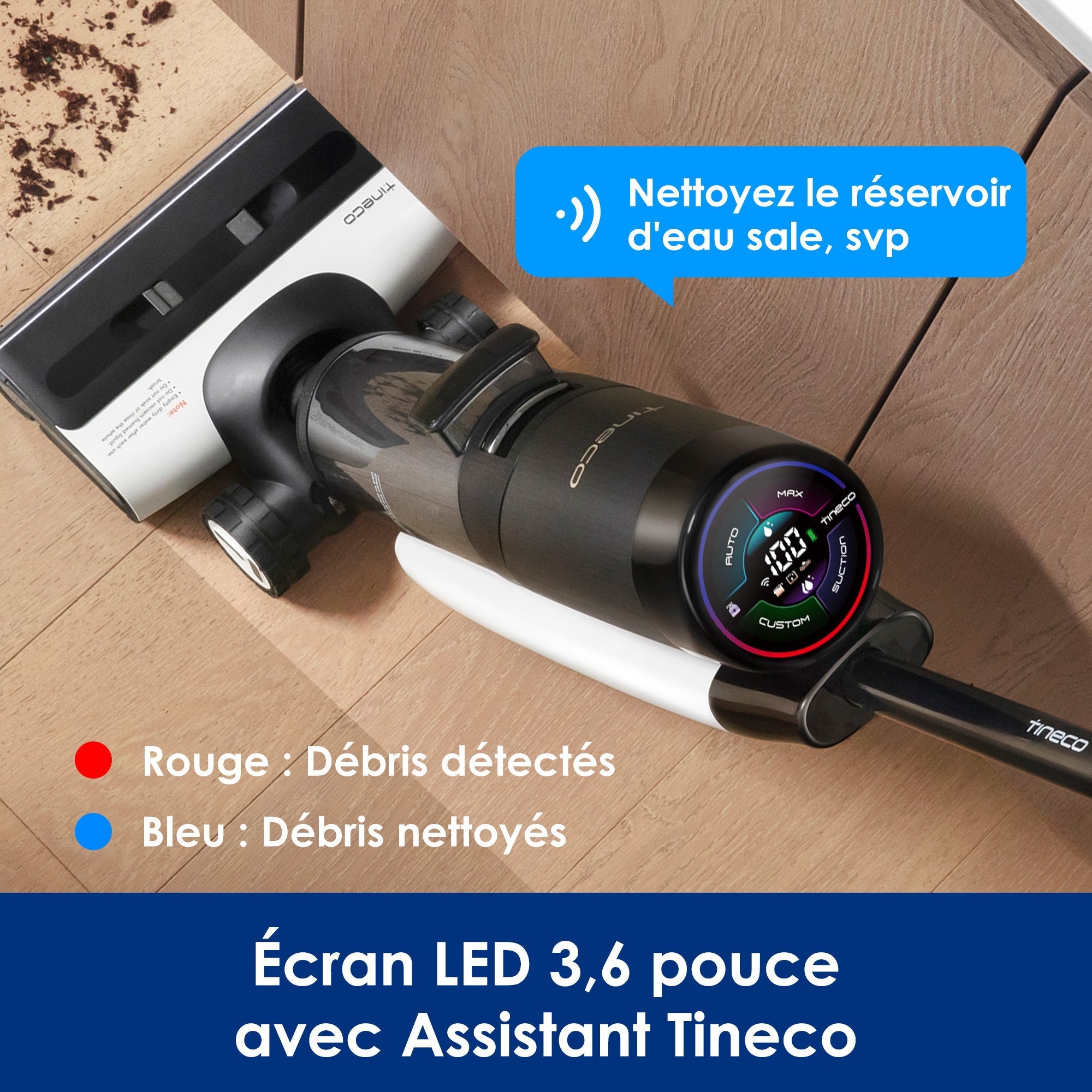 Le FLOOR ONE S7 PRO/S7 Series Aspirateur et Laveur Sec et Humide sans Fil Intelligent