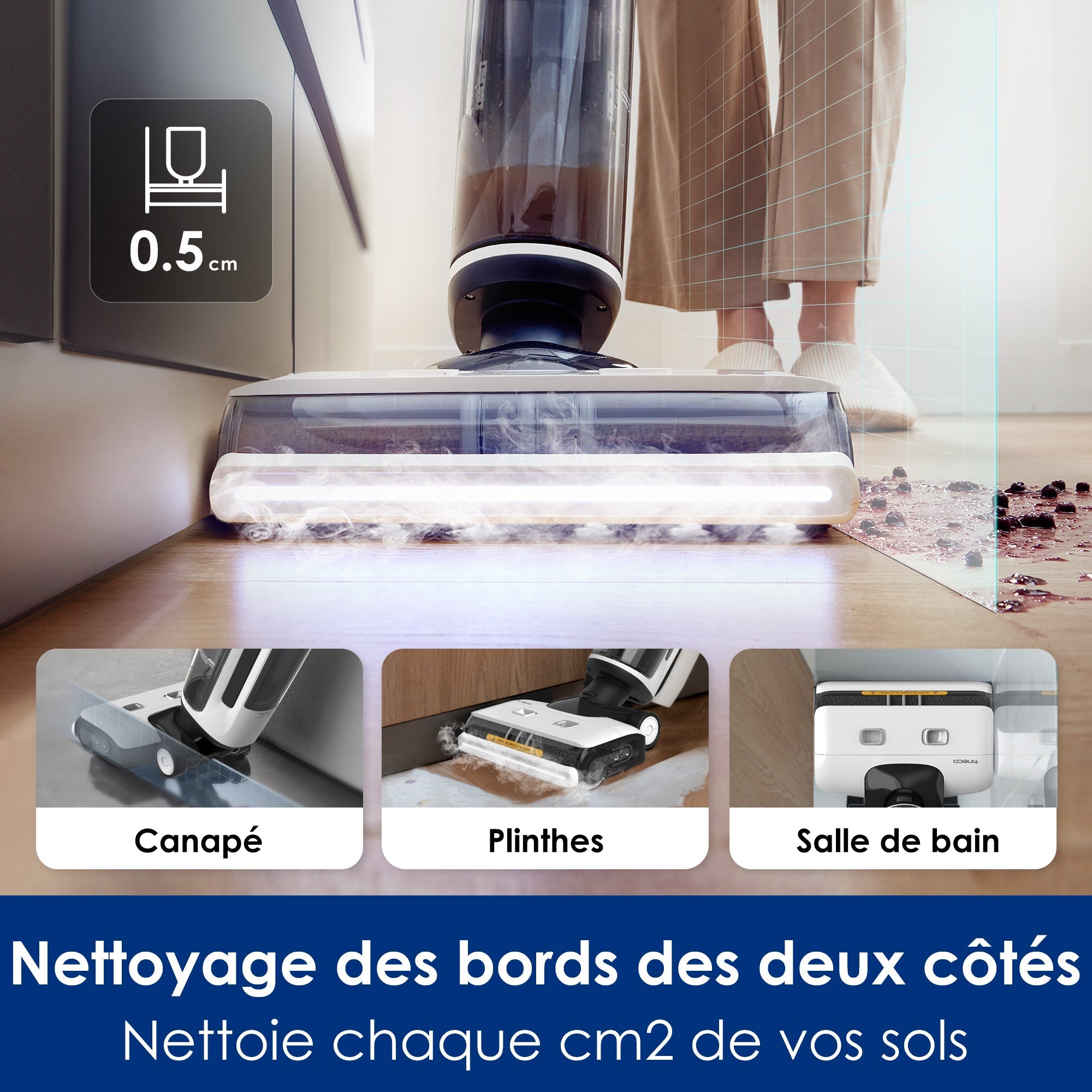 Le FLOOR ONE S7 Steam Balai Vapeur Sans-Fil