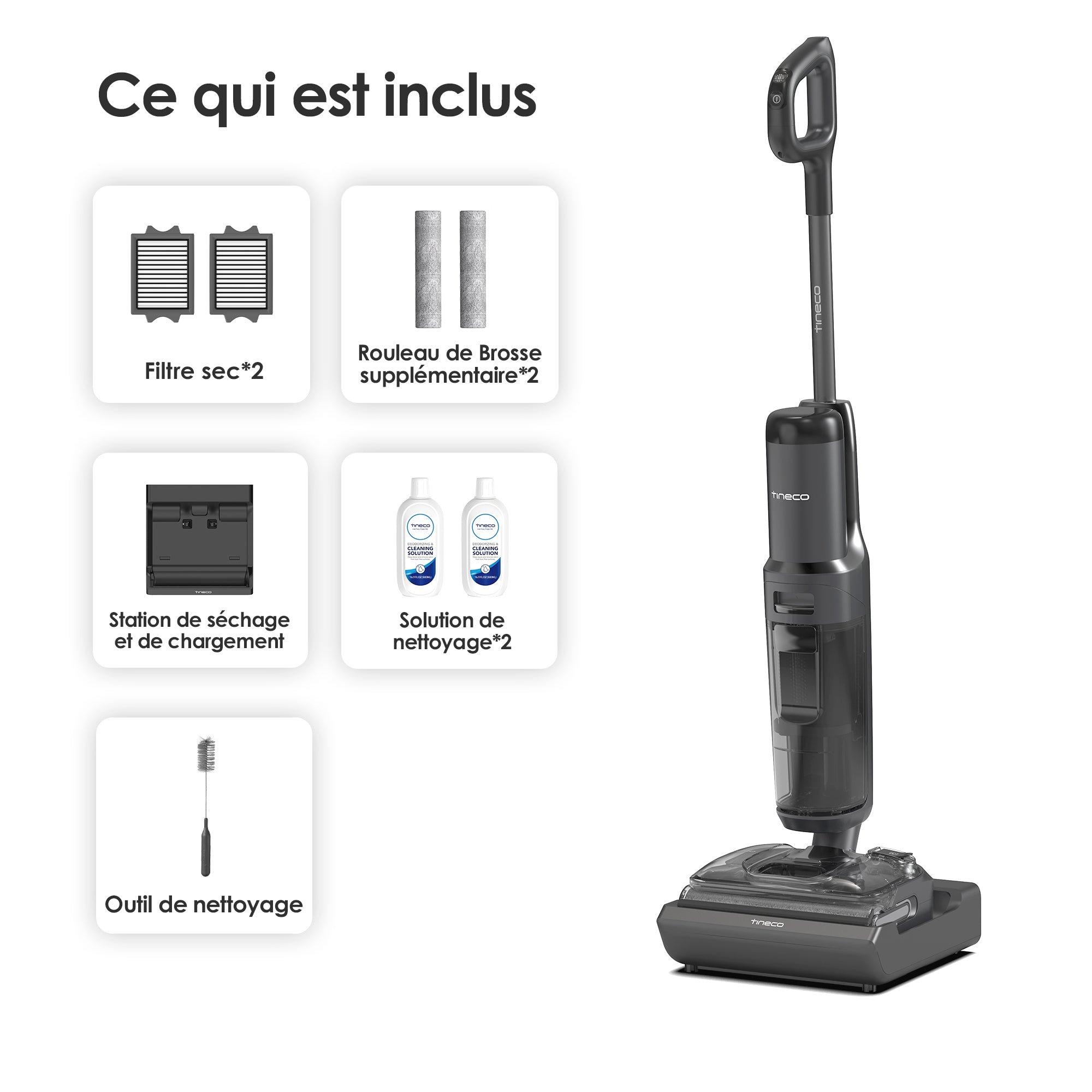 Le Floor ONE S7 Stretch Ultra Aspirateur Sec et Humide Sans Fil