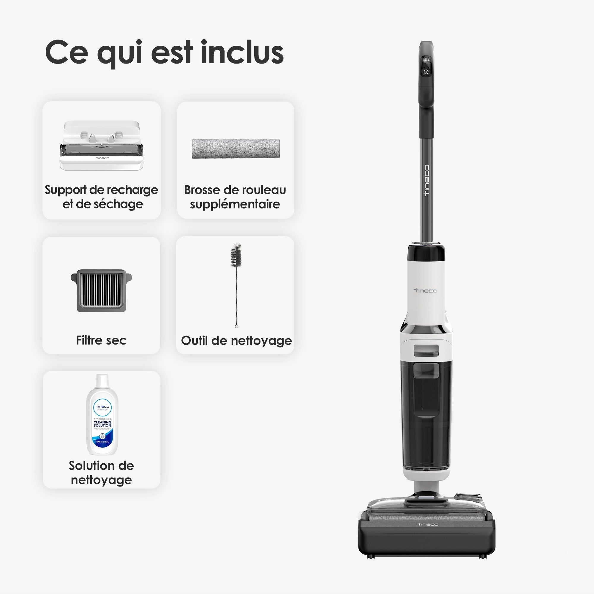 Le Floor ONE STRETCH S6 Aspirateur Eau et Poussière Laveur de Sols