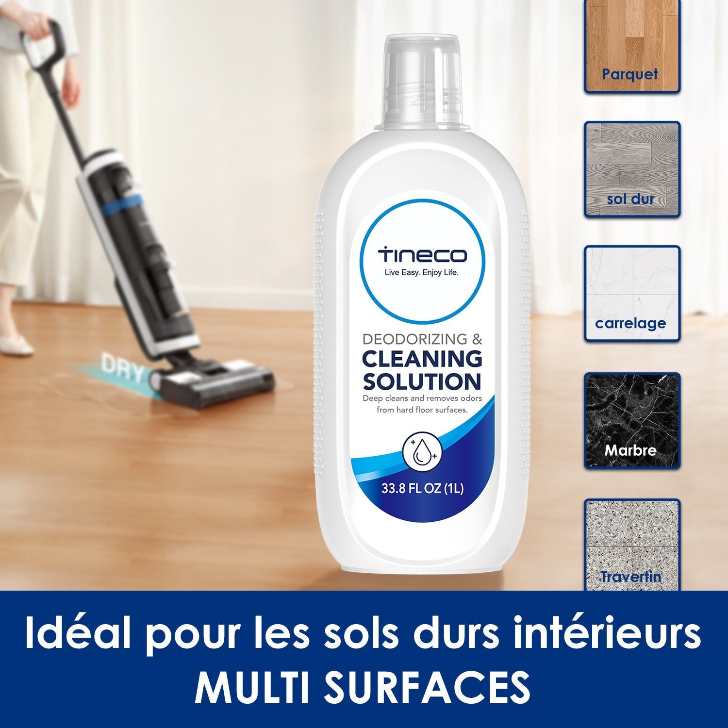 Formule pour Floor One S3, iFloor 3, Floor One S5 & S5 Combo, pour nettoyage multi-surfaces