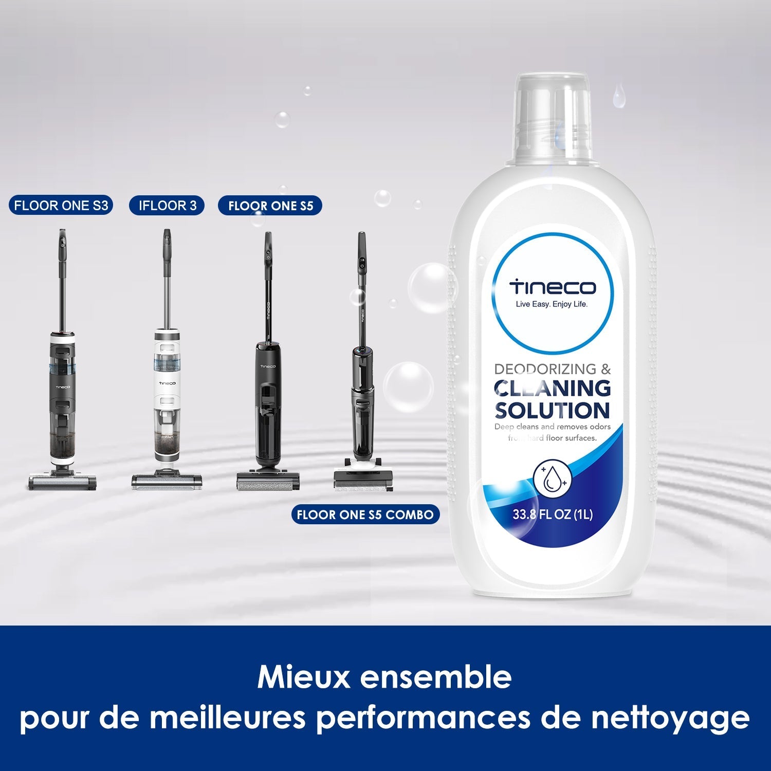 Formule pour Floor One S3, iFloor 3, Floor One S5 & S5 Combo, pour nettoyage multi-surfaces