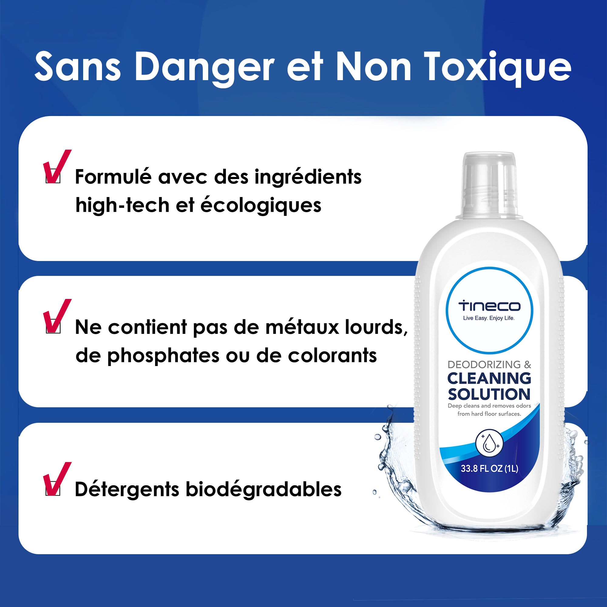 Formule pour Floor One S3, iFloor 3, Floor One S5 & S5 Combo, pour nettoyage multi-surfaces