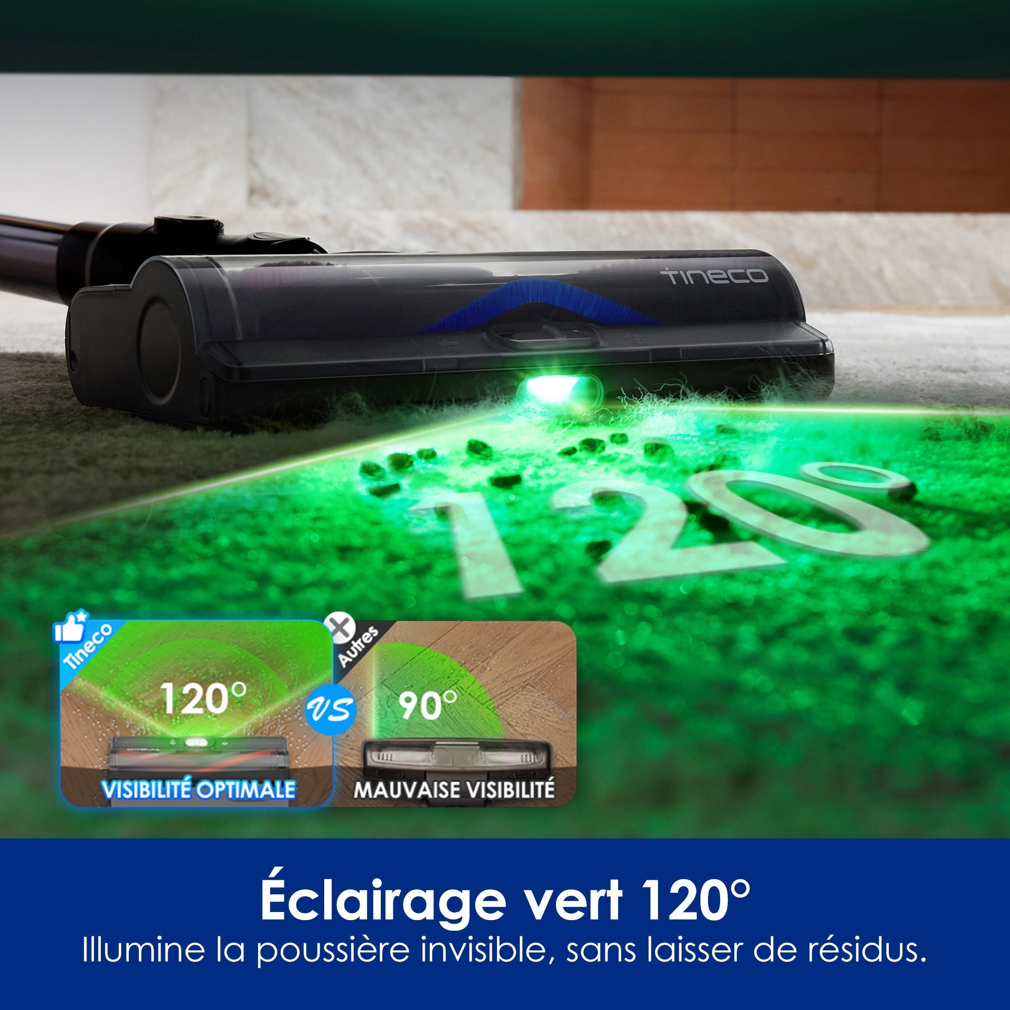 Le Pure One S50 Pro Aspirateur Balai sans Fil
