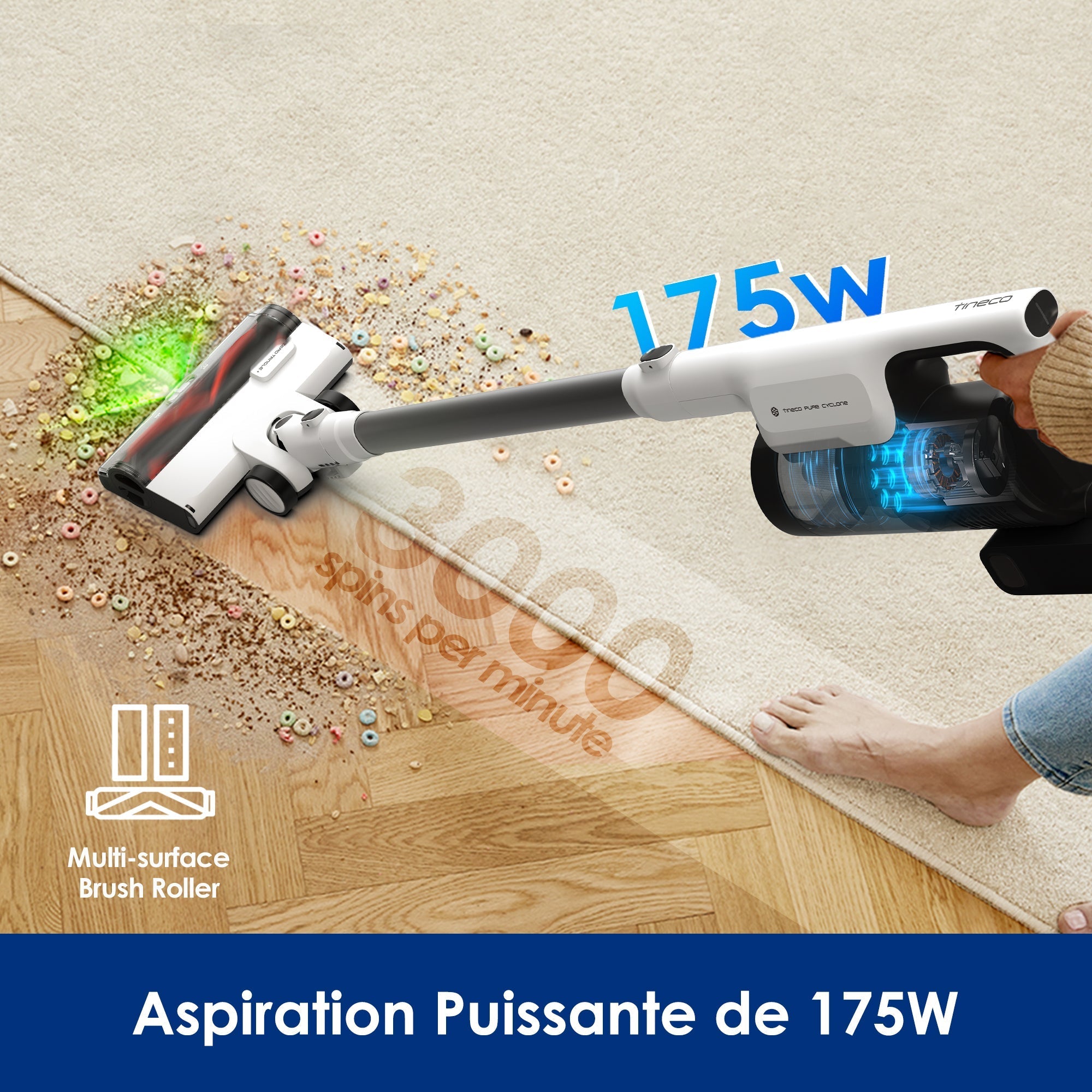 PURE ONE Station 5 PLUS Aspirateur Sans-Fil Intelligent