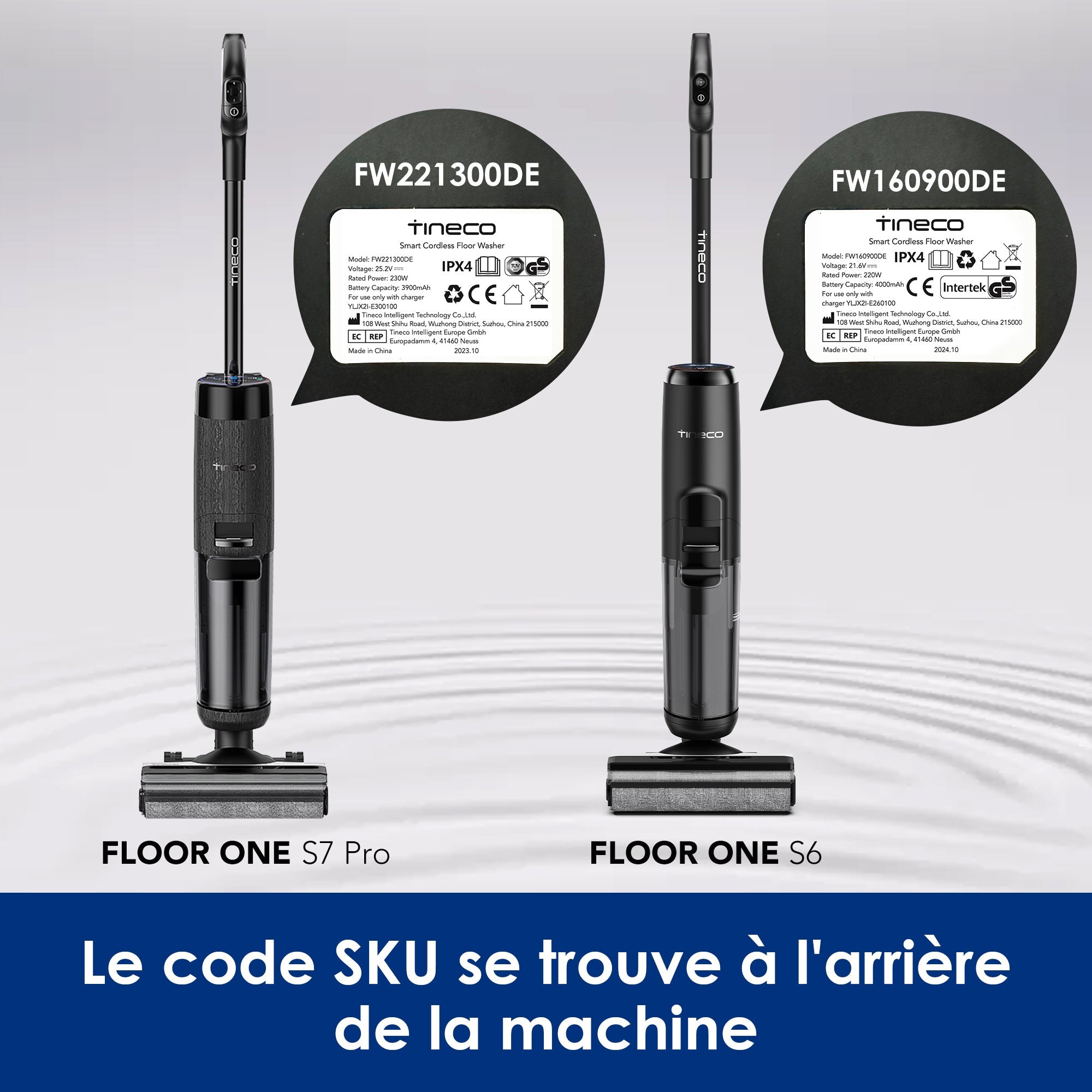 Ensemble d'accessoires pour aspirateurs secs et humides Floor One S6/S7 PRO (1* rouleau de brosse)