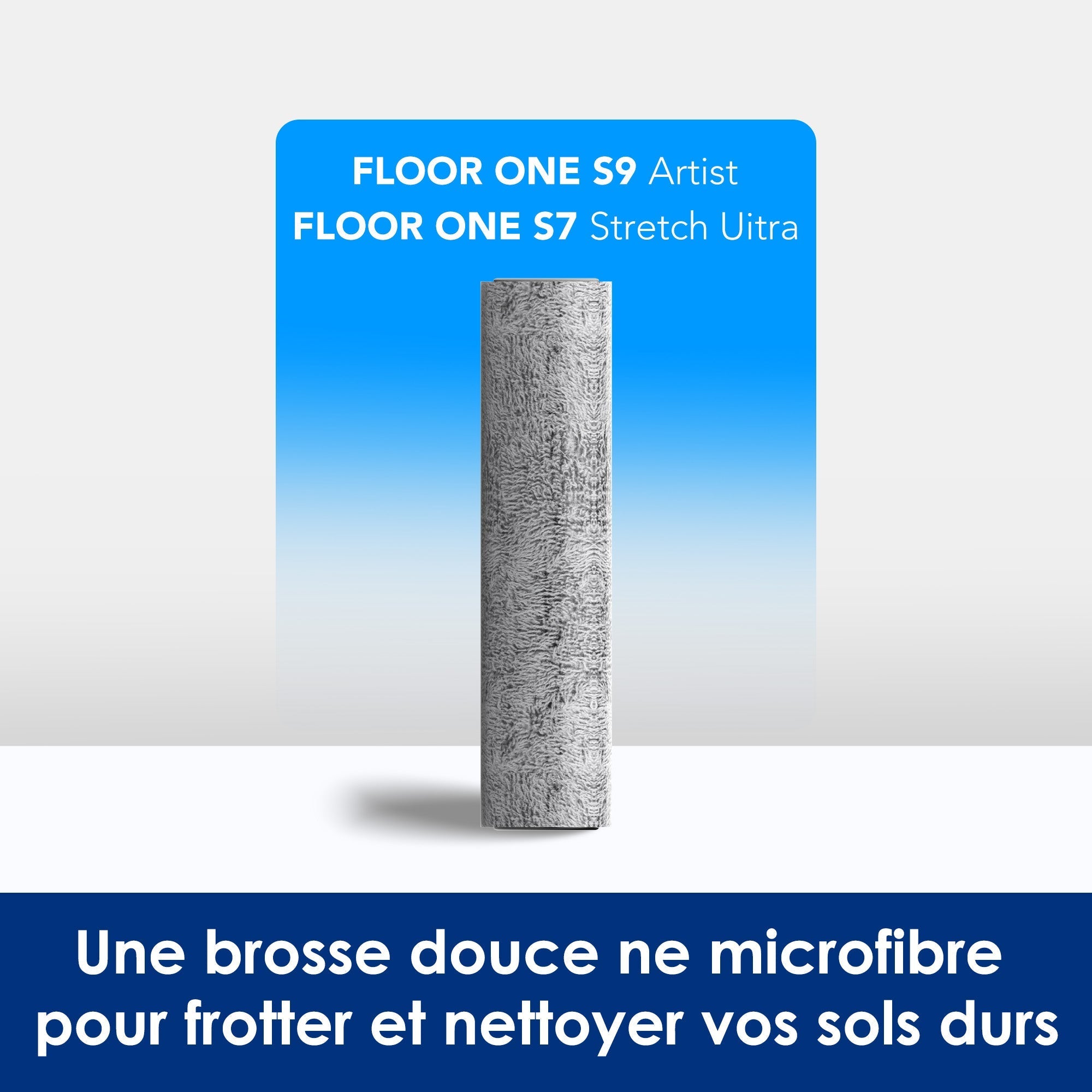 Ensemble d'accessoires pour aspirateurs secs et humides Floor One Stretch S7 Ultra&S9 Artist(1* rouleau de brosse)