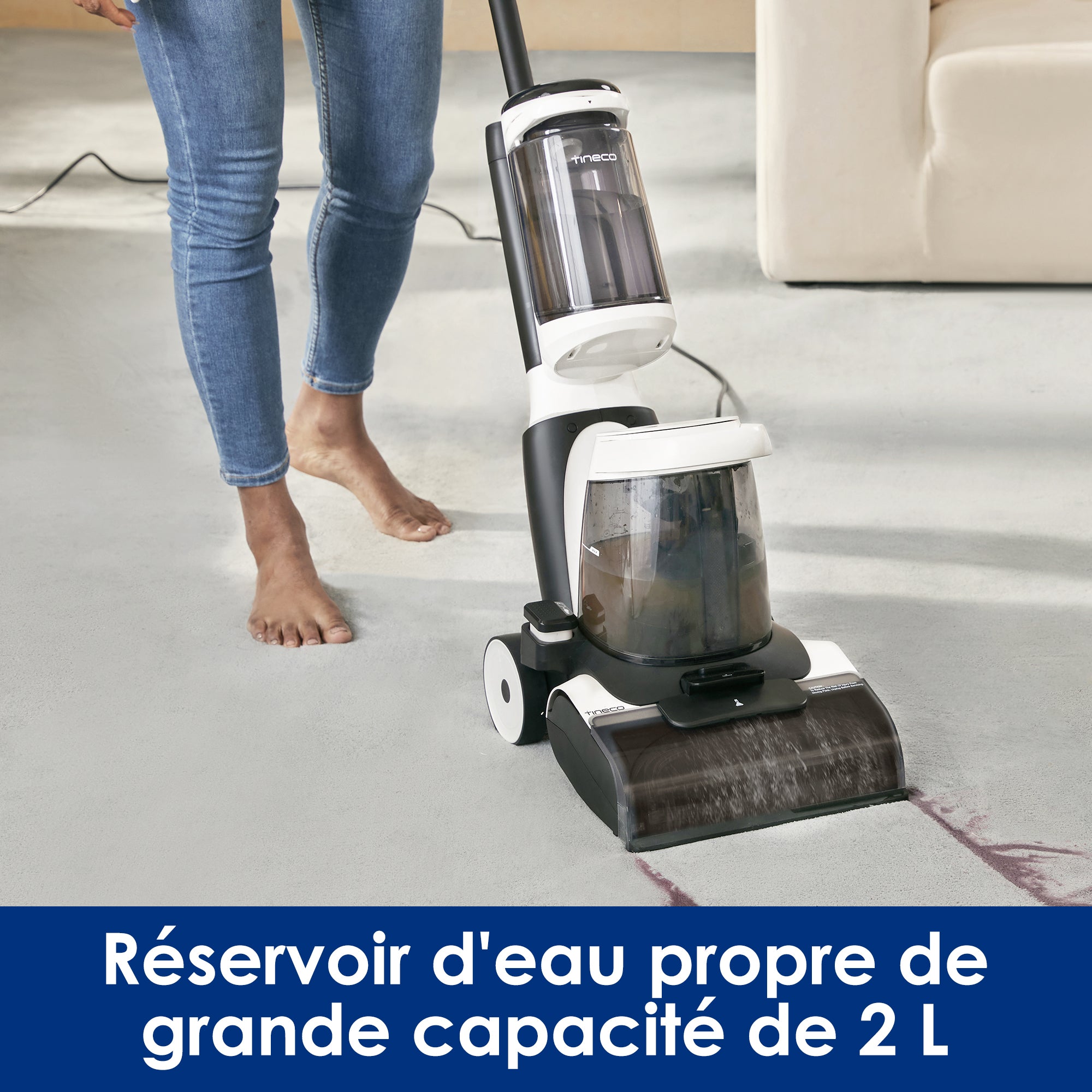 Réservoir d'eau douce iCARPET Nettoyeur de tapis intelligent