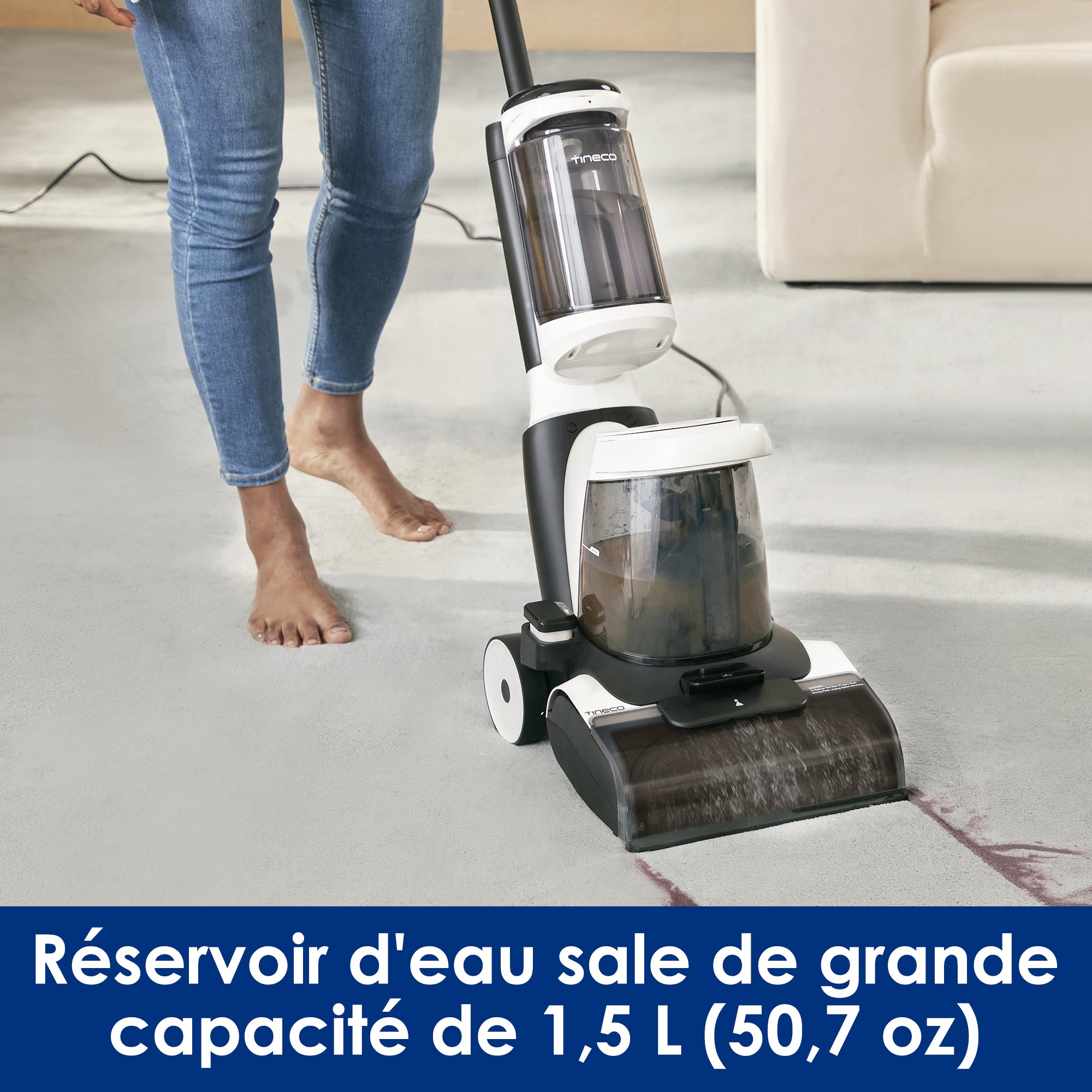 Réservoir d'eau sale iCARPET Nettoyeur de tapis intelligent