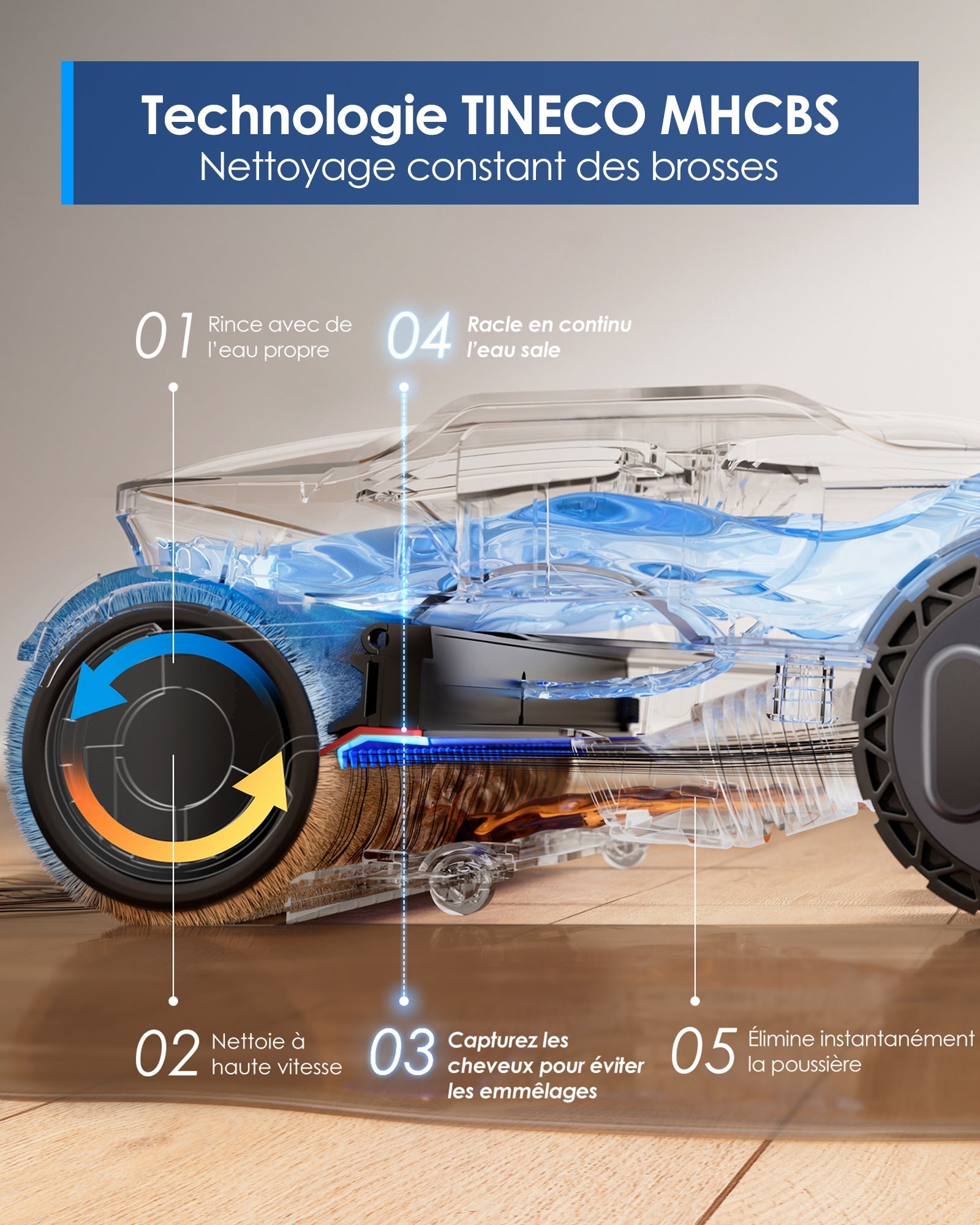 Le Floor One S9 Artist Aspirateur Laveur