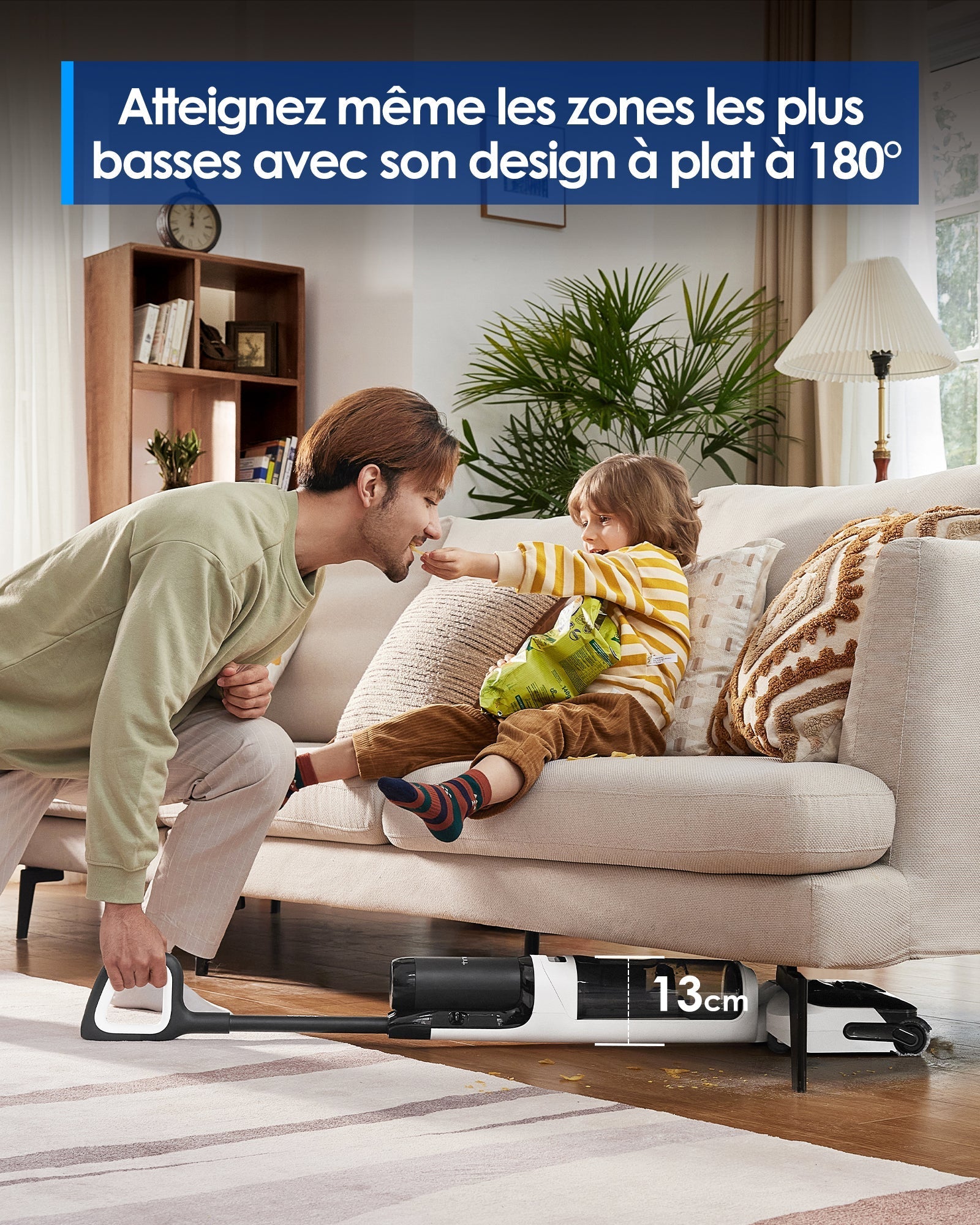 Le Floor ONE Switch S6 Stretch Aspirateur Laveur Sec Et Humide