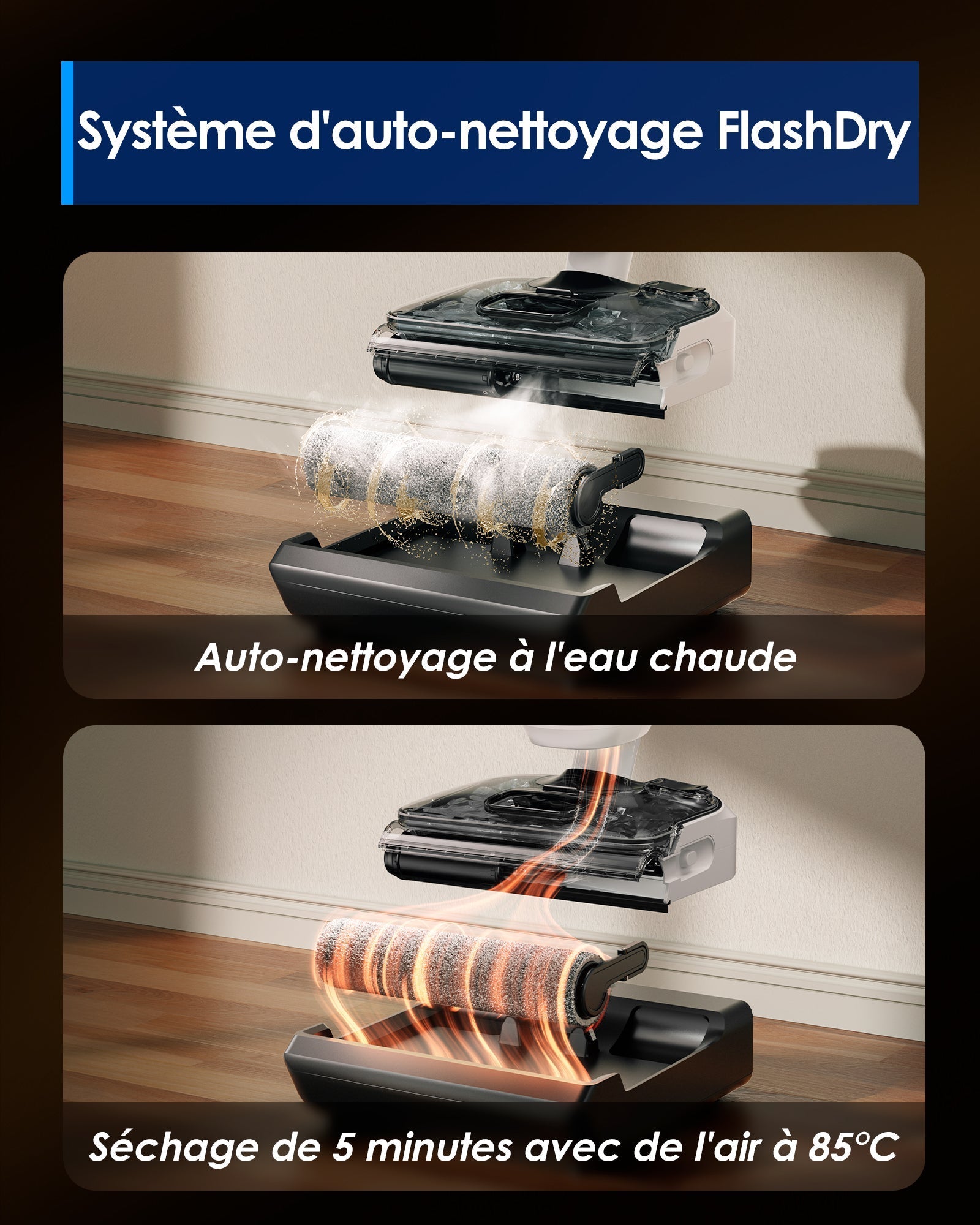 Le Floor ONE Switch S6 Stretch Aspirateur Laveur Sec Et Humide