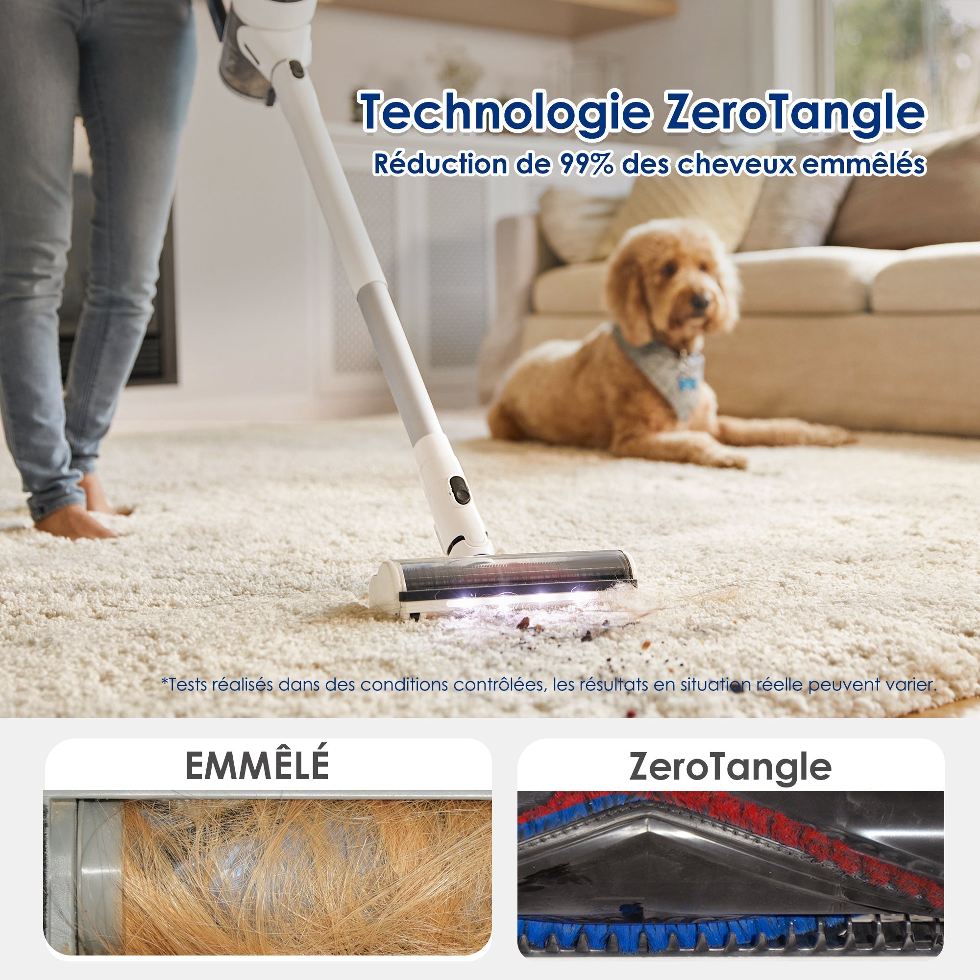 LE PURE ONE S15 PET ASPIRATEUR BALAI SANS FIL INTELLIGENT